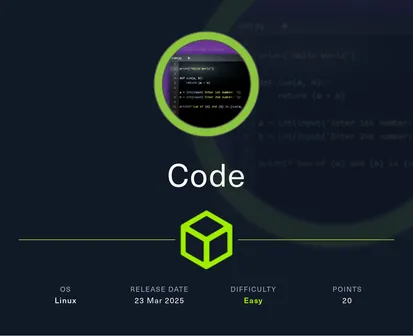 HTB: Code