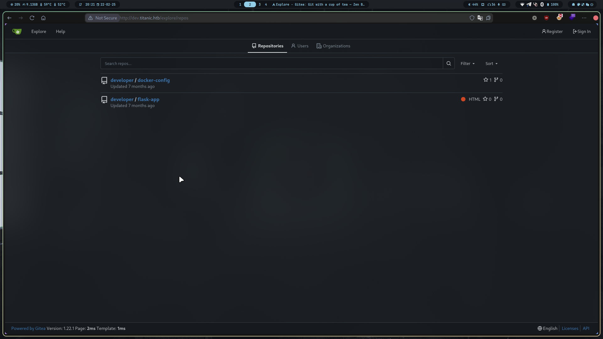 Gitea repository